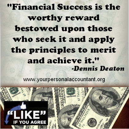 Financial Success Quote